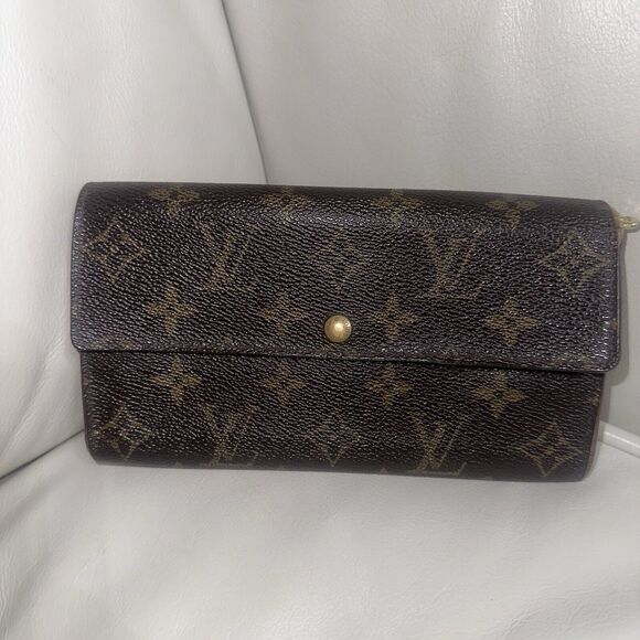 Louis Vuitton Handbags - Authentic Louis Vuitton LV Long Wallet Portefeuille Sarah Brown Monogram